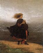 Eastman Johnson The Girl I left behind me oil